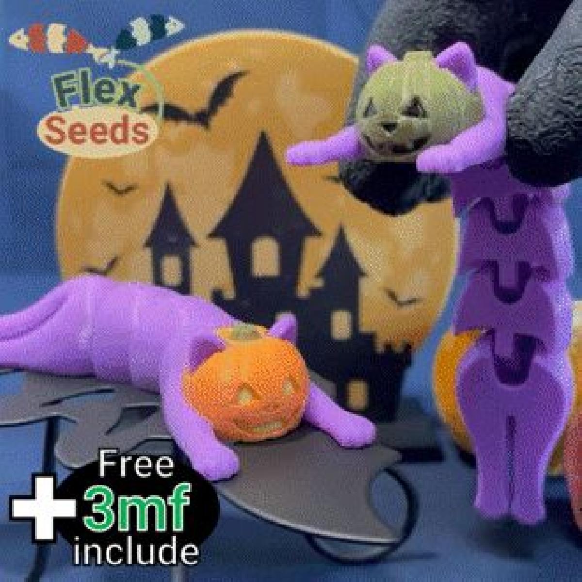 Gato Flexi Pumpkin (Imprimir no local)