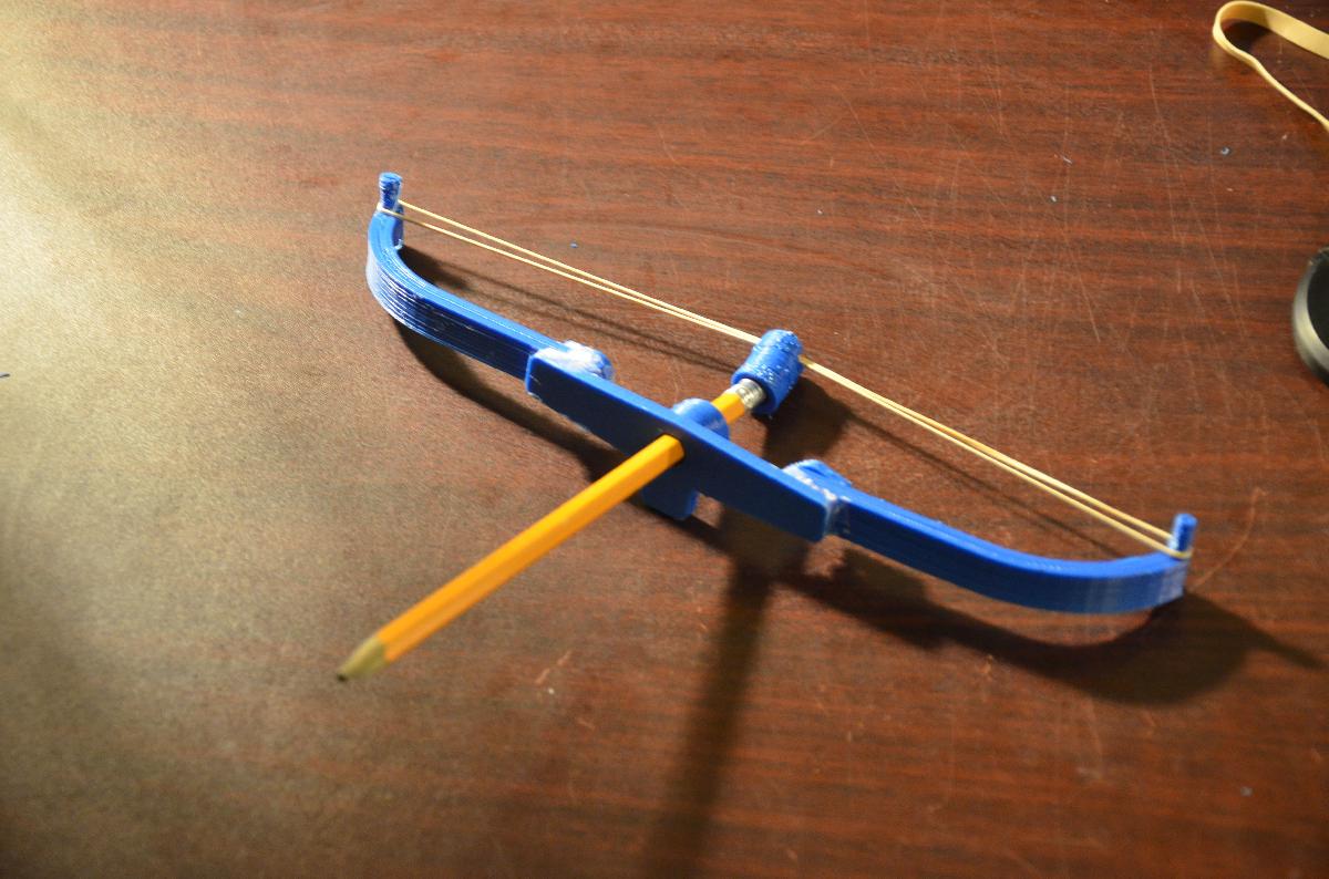 Arco e flecha de borracha
