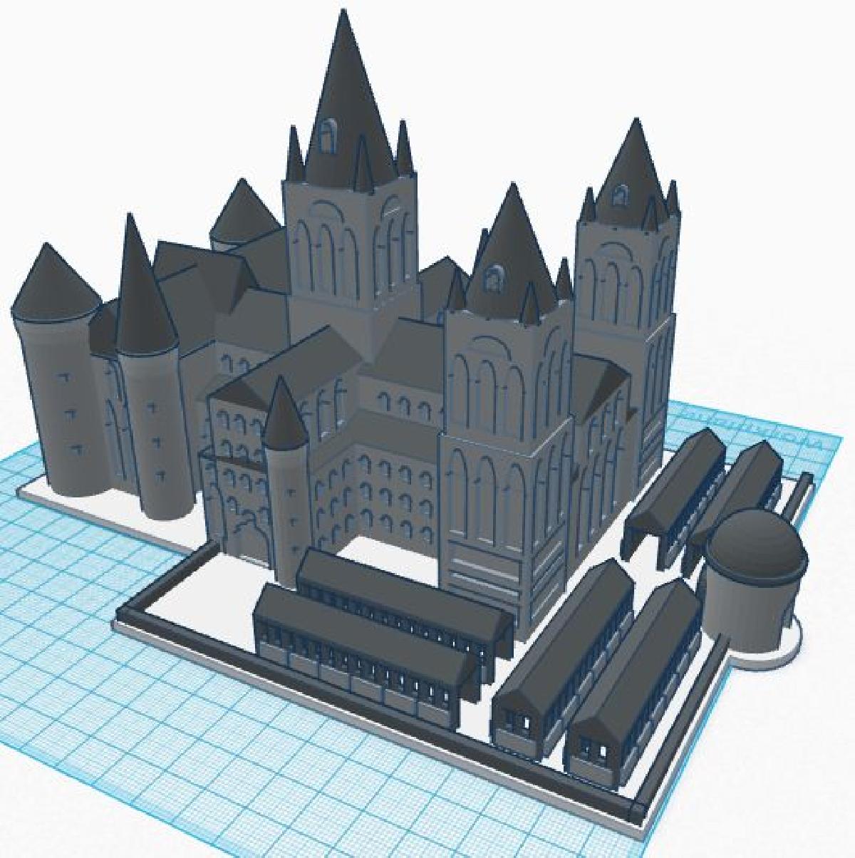 Escola de Magia e Bruxaria de Hogwarts (Castelo Parte 2 de 3)   Impressao 3D de Harry Potter