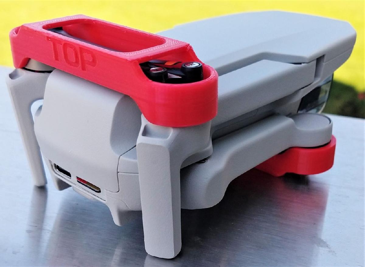 DJI Mini 2 Prop Guard Top and Bottom tambem funciona em 4K