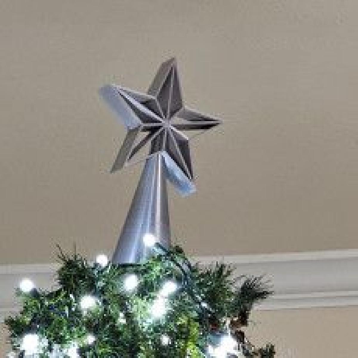 Estrela de arvore topper apenas estrela