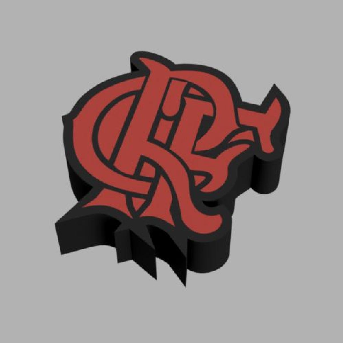 Lumi3D   Caixa de Luz Logo Arquivo Flamengo . PASSO