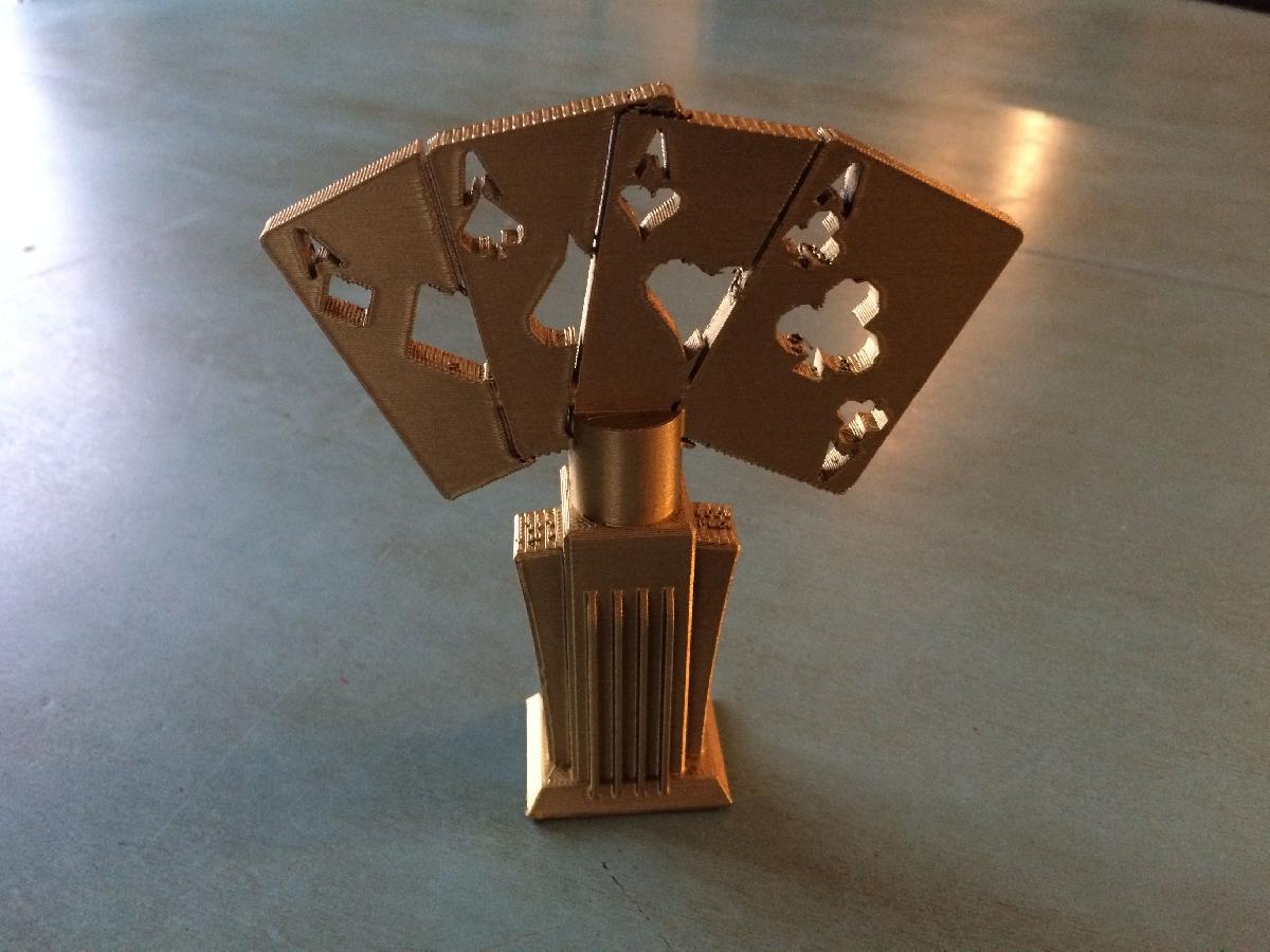 Troféu de Cartas ou Poker