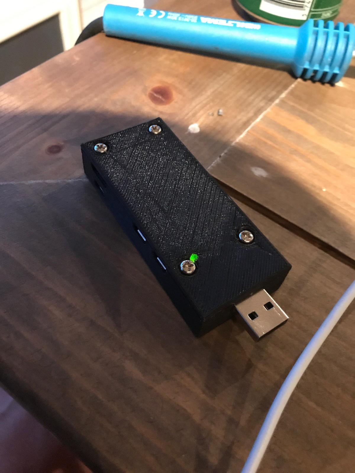 Estojo Raspberry Pi Zero W P4wnP1 com bateria