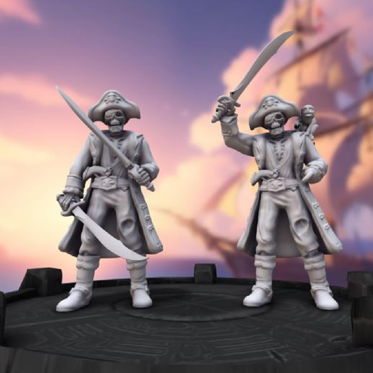 Heroscape: Capitao Pirata Esqueleto