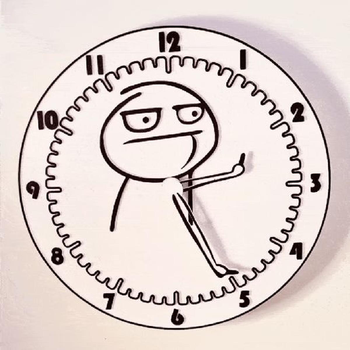 Relogio de dedo medio #CLOCKSXCULTS