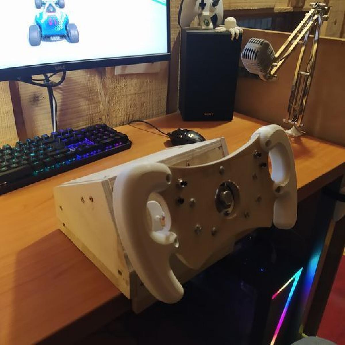 F1 DIY volante com arduino
