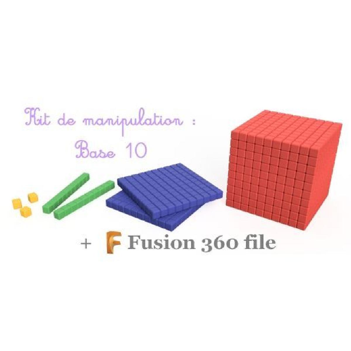 Conjunto de Matematica   Base 10   Kit de Manipulacao