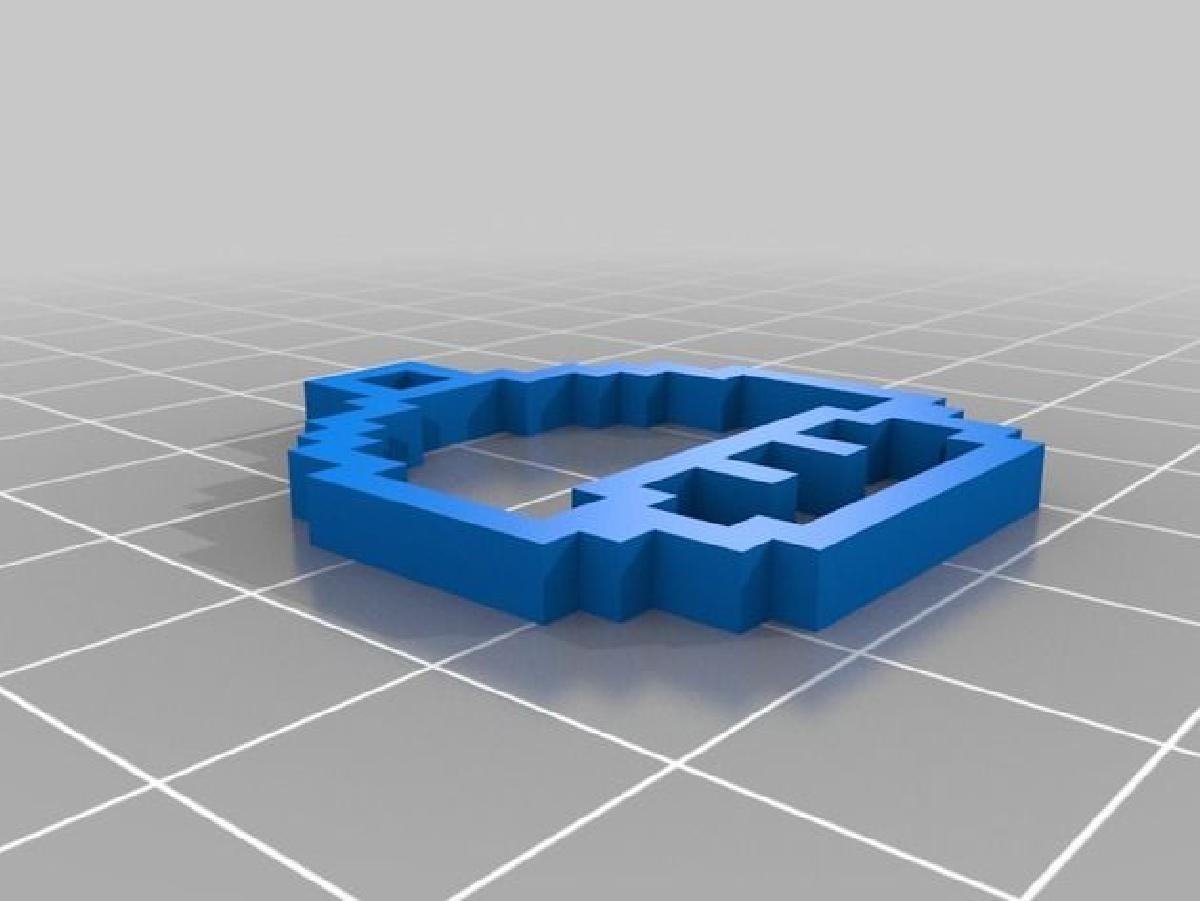 Super Mario 8 Bit Cogumelo Chaveiro