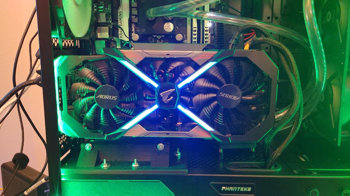 Suporte de montagem vertical da GPU