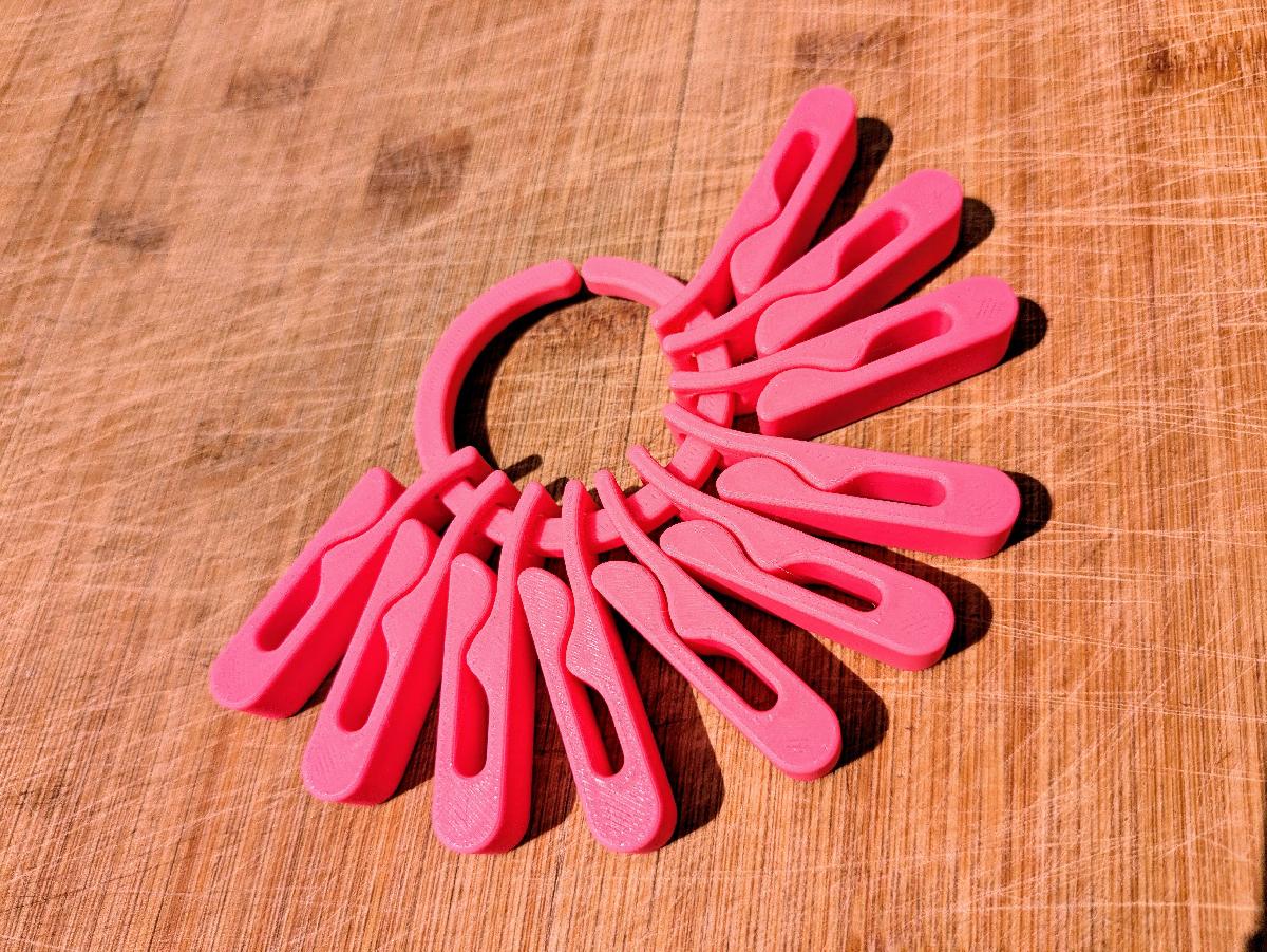 Clipes uteis para sacolas de lanche