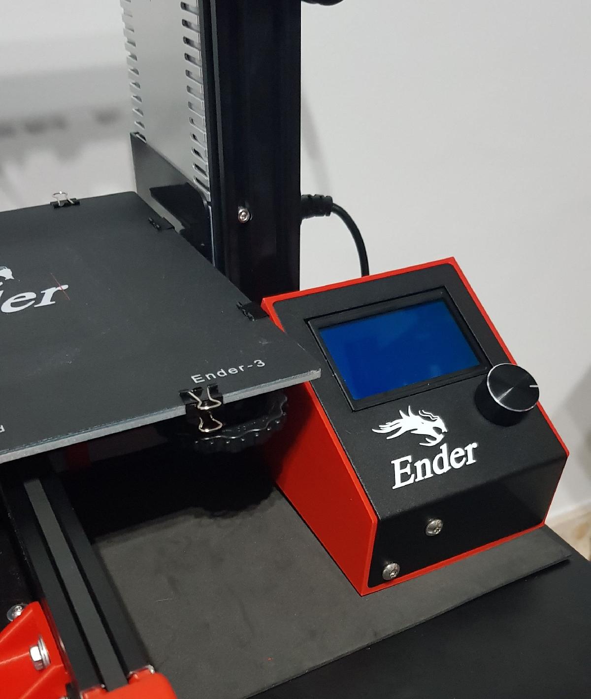 Suporte fechado para LCD ender 3