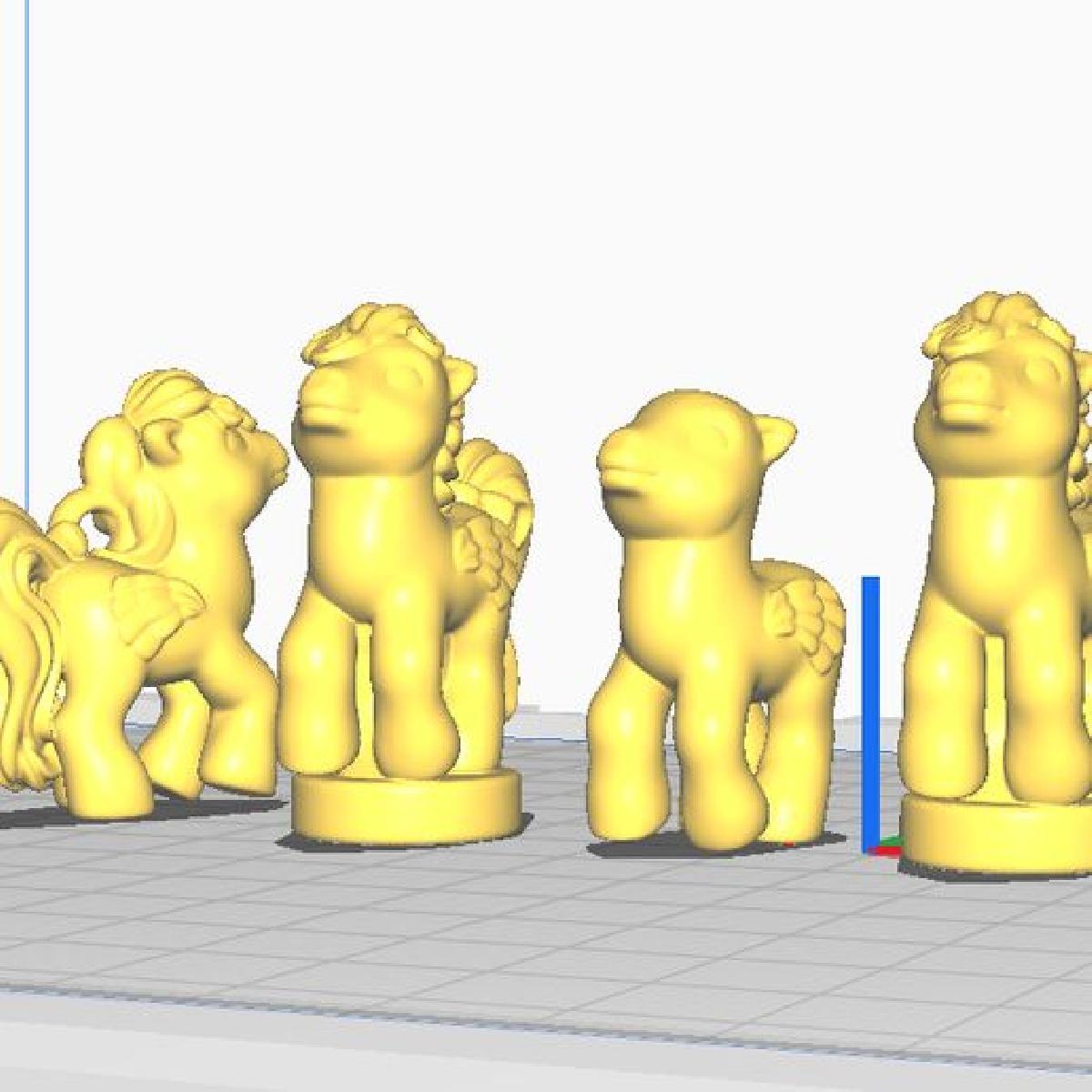 My Little Pony 3D Petite Pegasus Pony replica