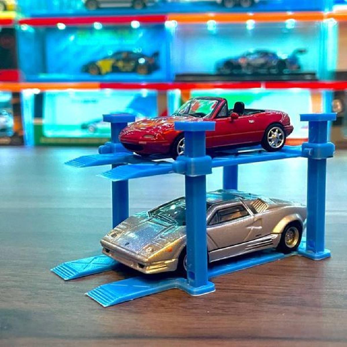 Hot Wheels & Elevadores de carro de escala 1/64