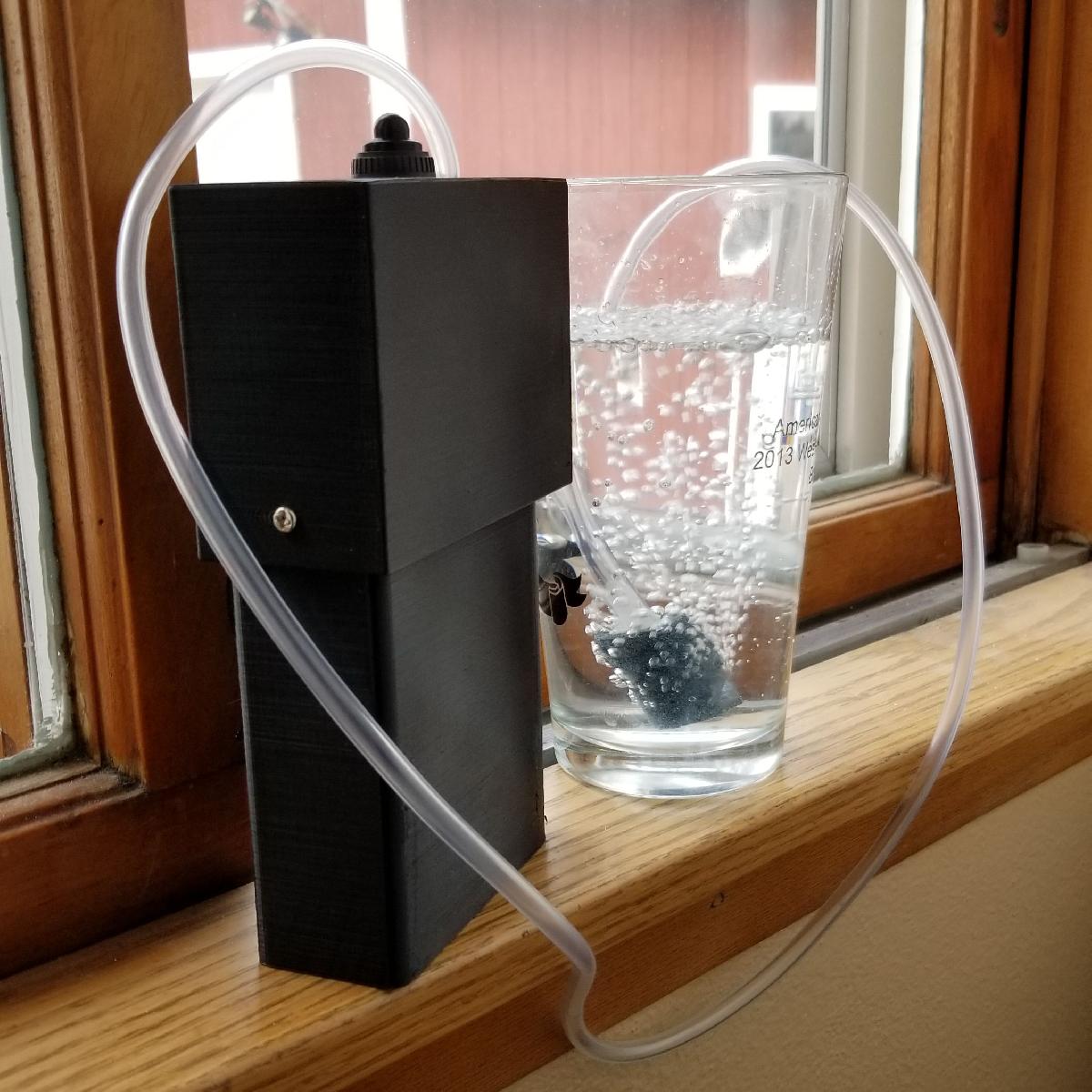 Isca viva portatil / aerador de peixinho 