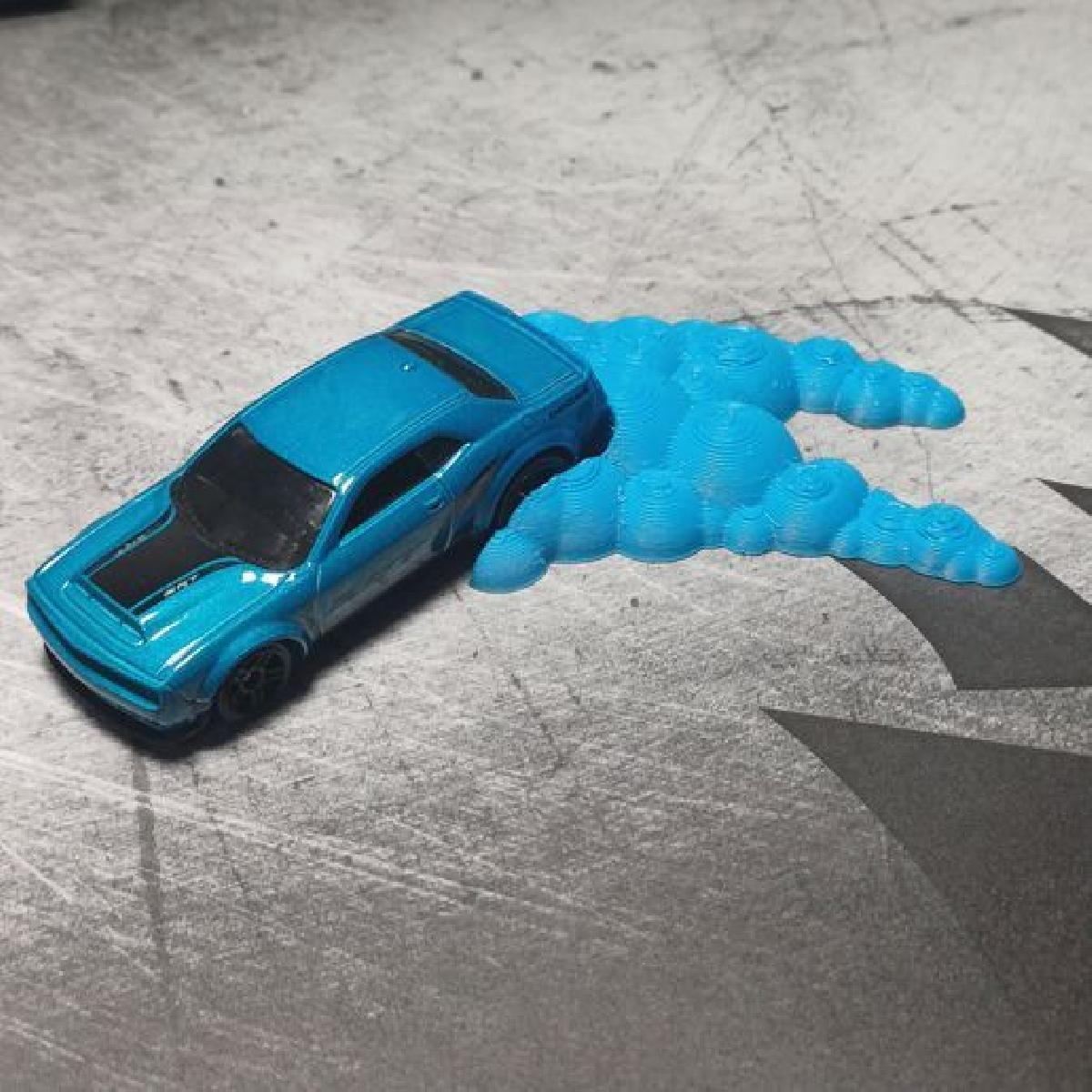 Efeito de fumaca a deriva para carros 1:64