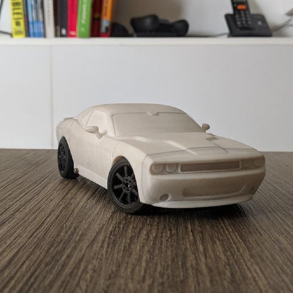 Dodge Challenger Bodie para OpenZ 1:28 RC Chassi V3b