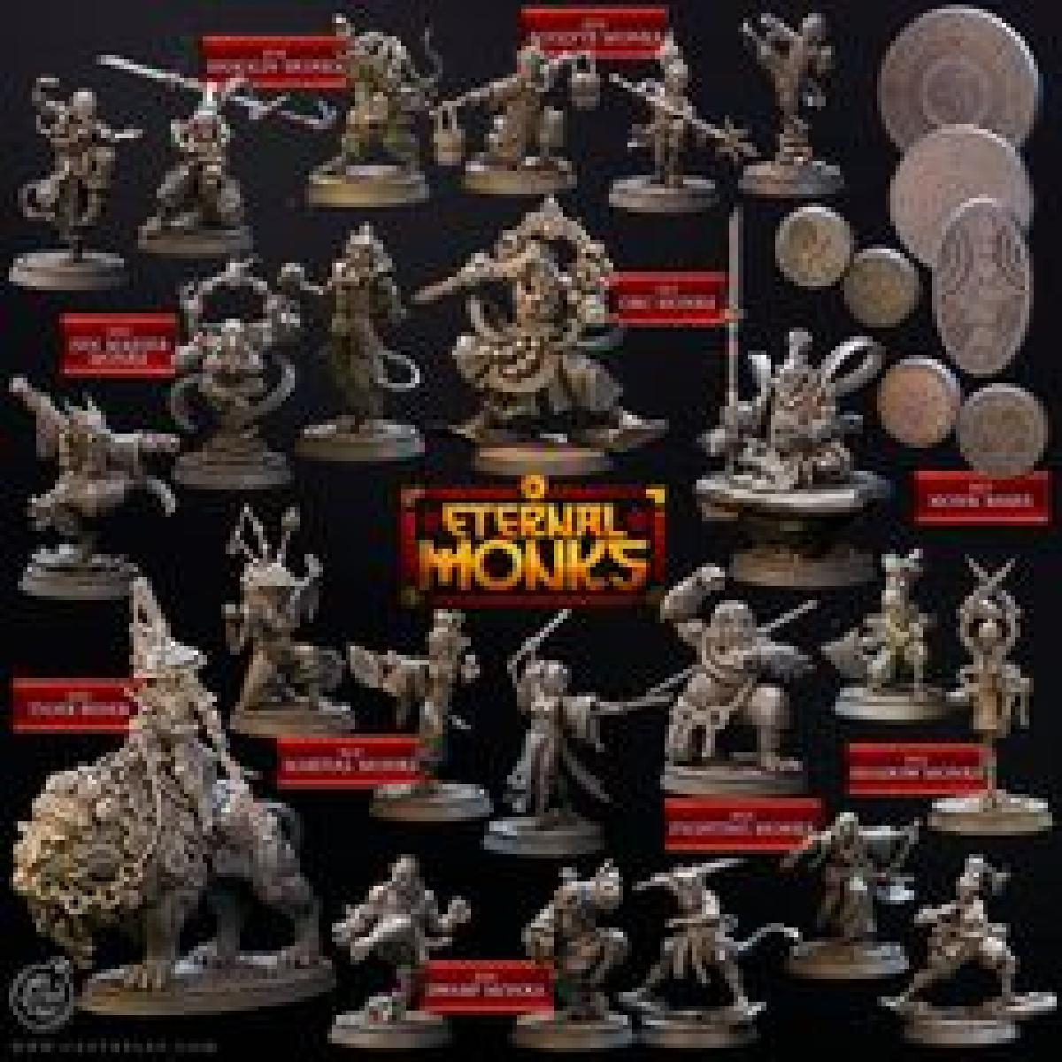 Monges Eternos (Conjunto) (Pre Suportado)