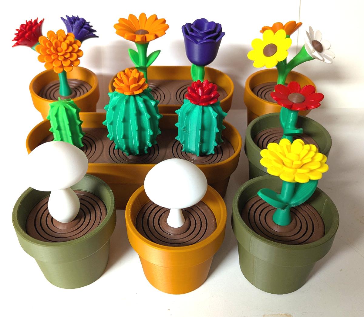 Atualizacao da colecao de flores elasticas