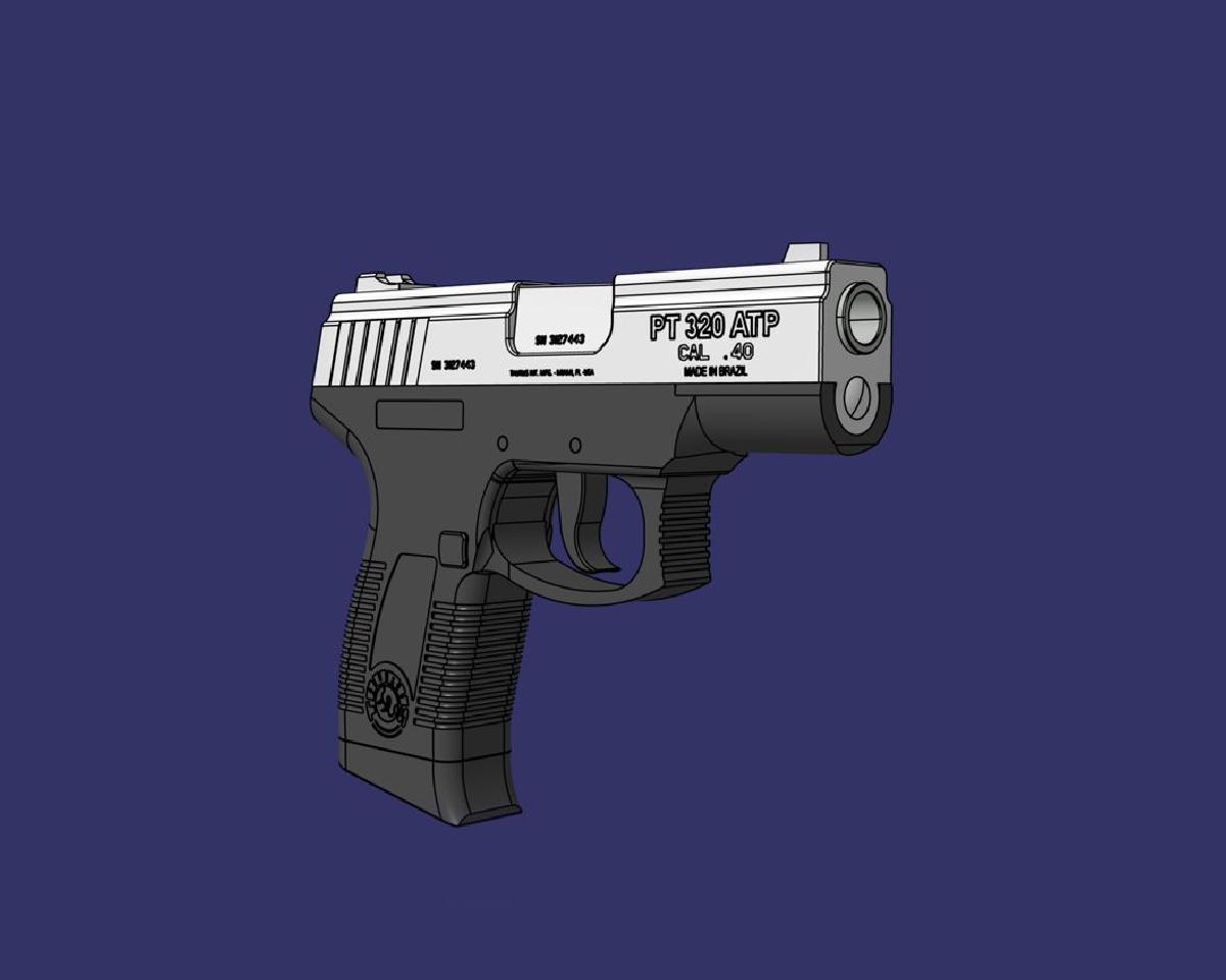 Pistola : Touro PT320 (monobloco)