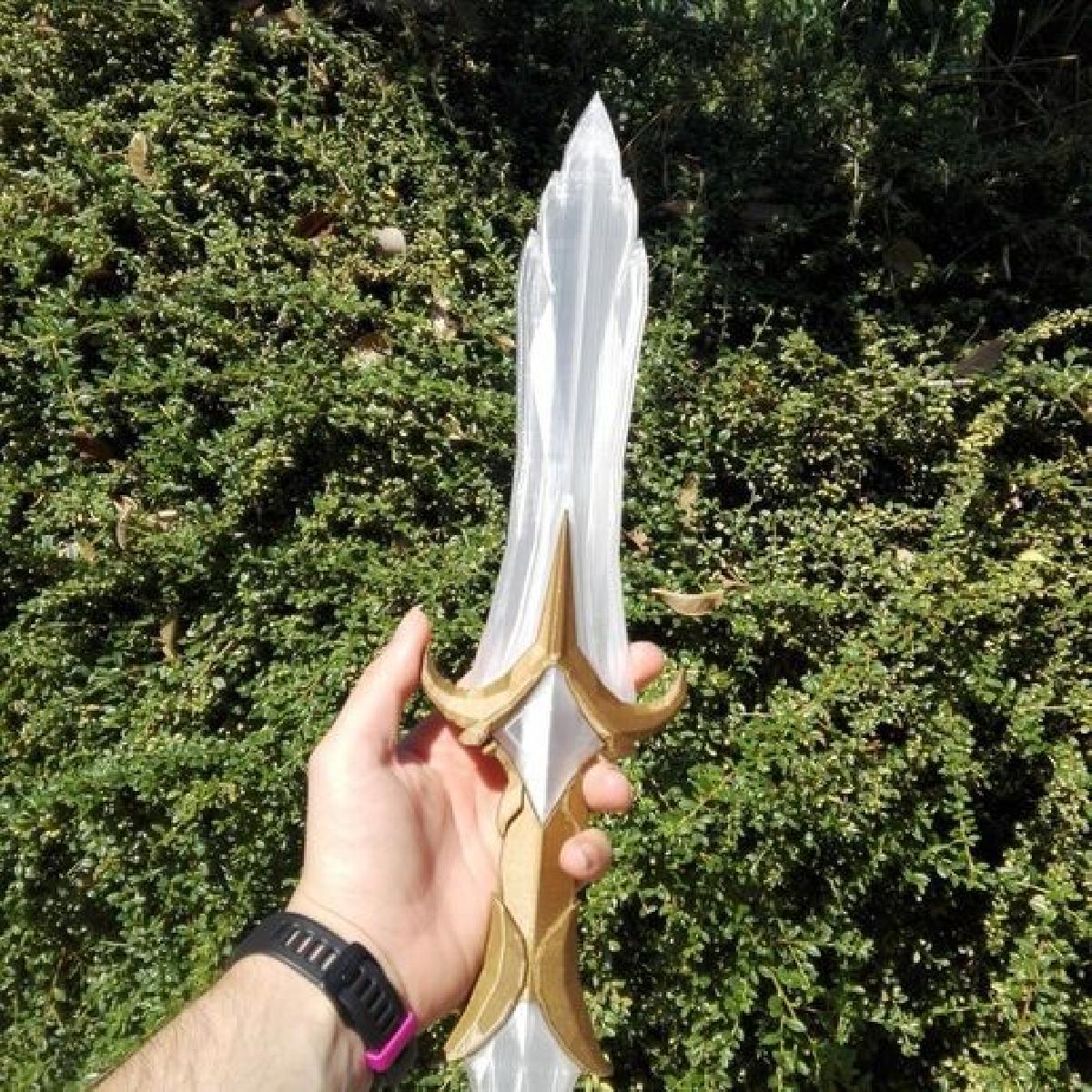 Skyrim Glass Dagger, versao para impressao 3D para cosplay e aderecos