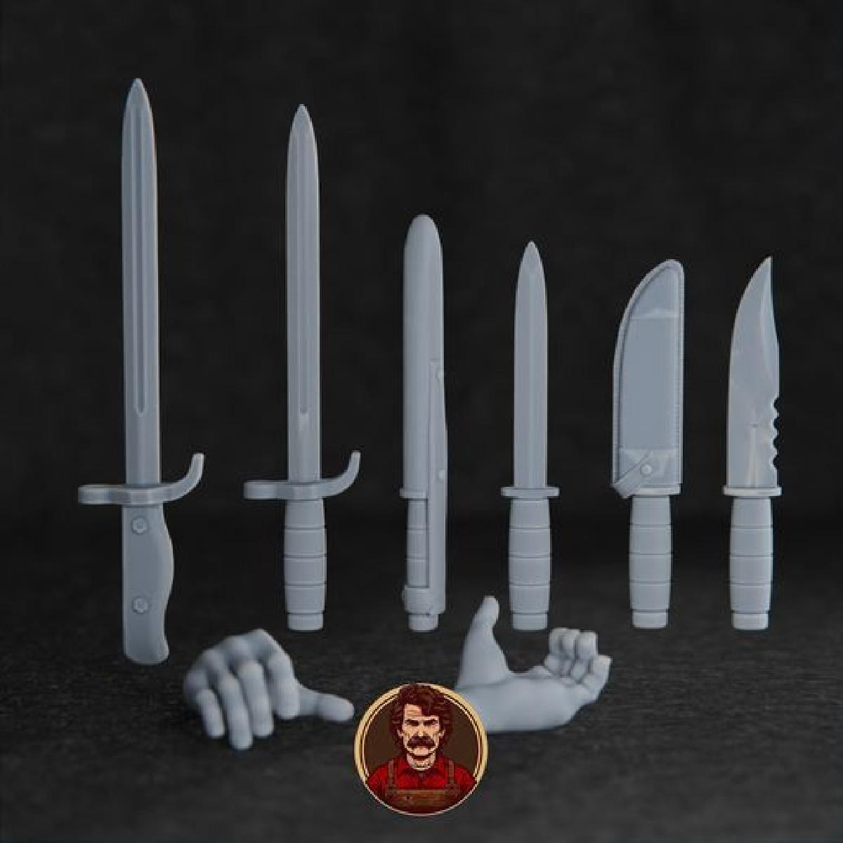 Faca, conjunto de baioneta