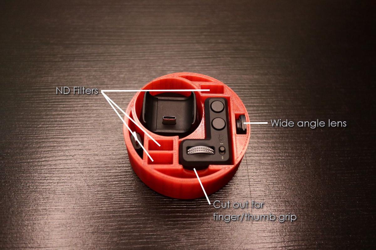 Recipiente de Armazenamento de Acessorios de Bolso Osmo