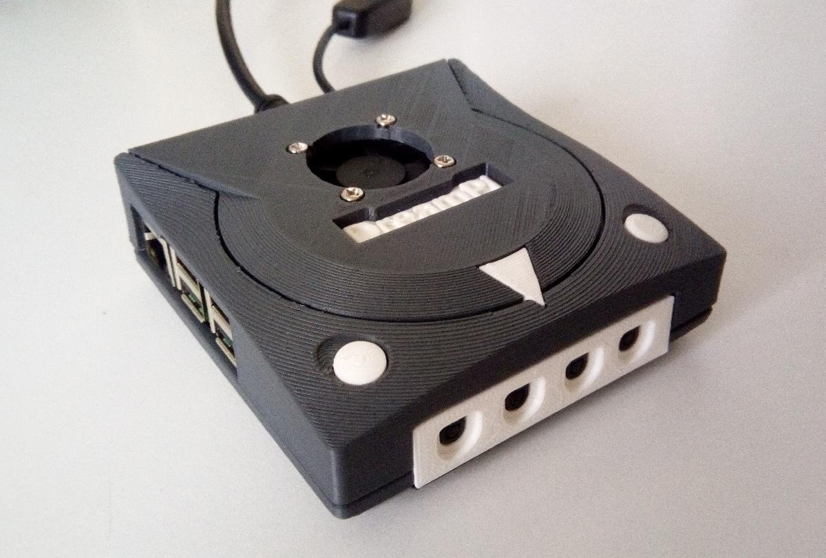 DreamPi Raspberry Pi B+ / 2 / 3 Case Com Ventoinha