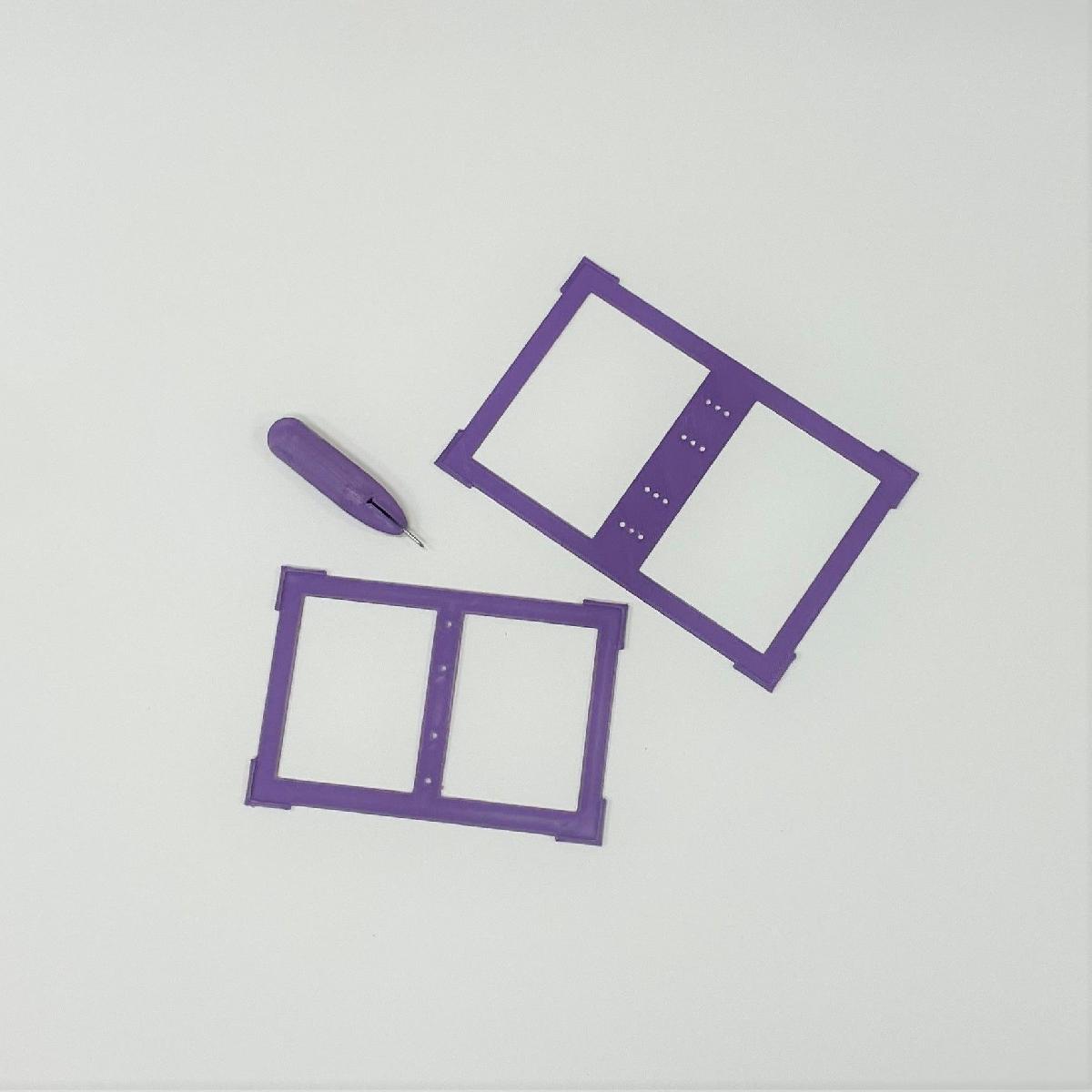 Modelo de furo de encadernacao de livro pequeno