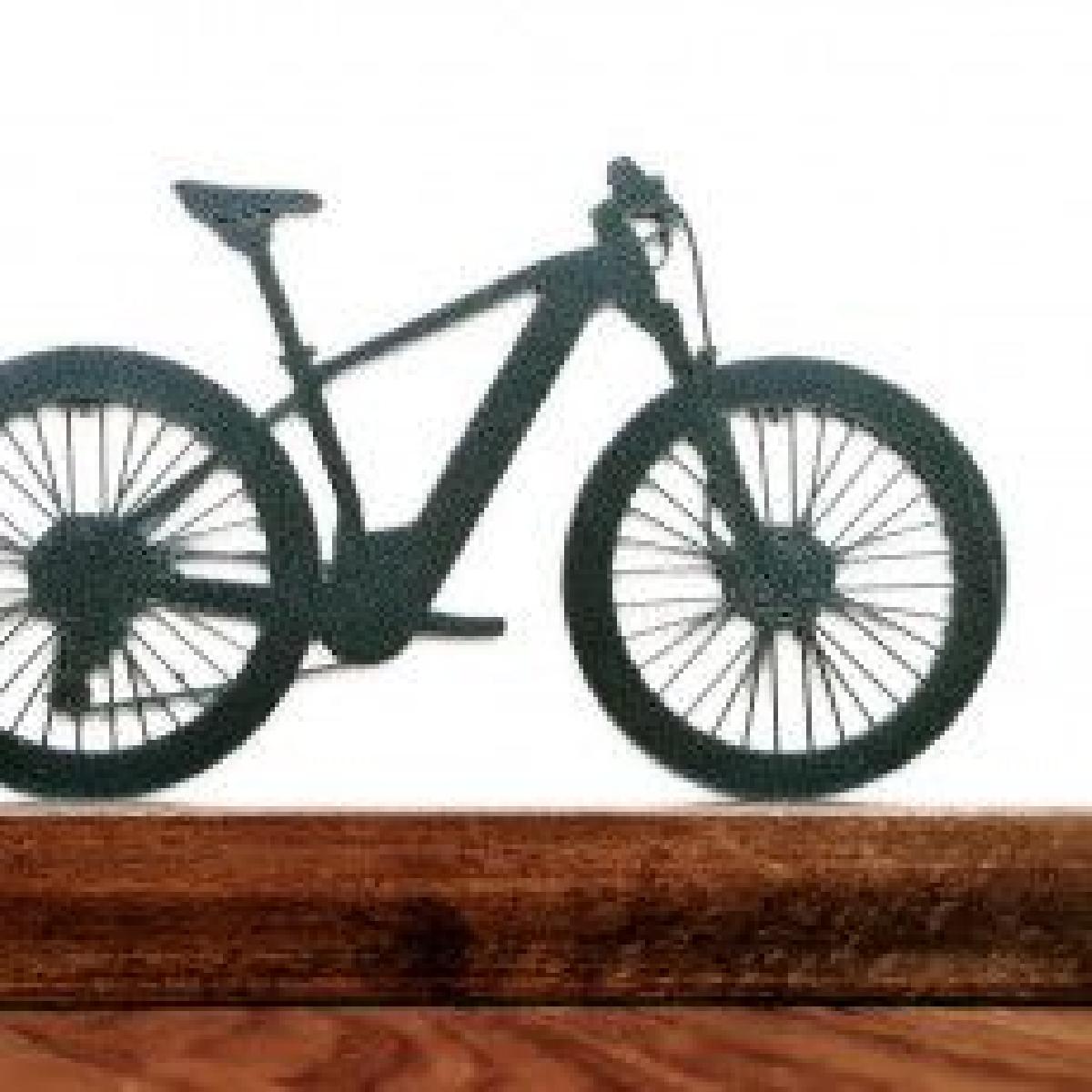 Silhueta da bicicleta de montanha (ornamento)