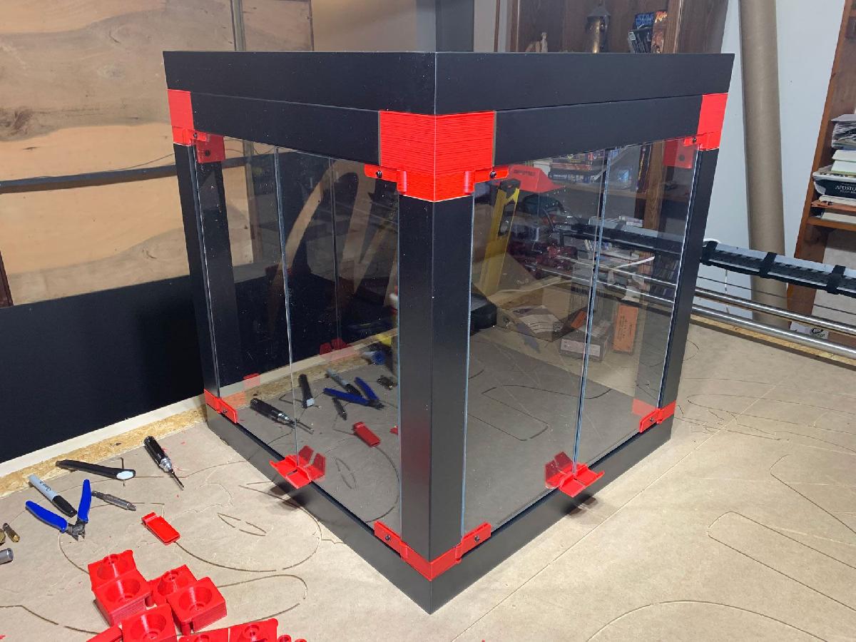 (V1) Para BIQU B1   Armario DIY   Remix do Gabinete IKEA Lack da Pusa   com portas extra (abertura em 3 lados)