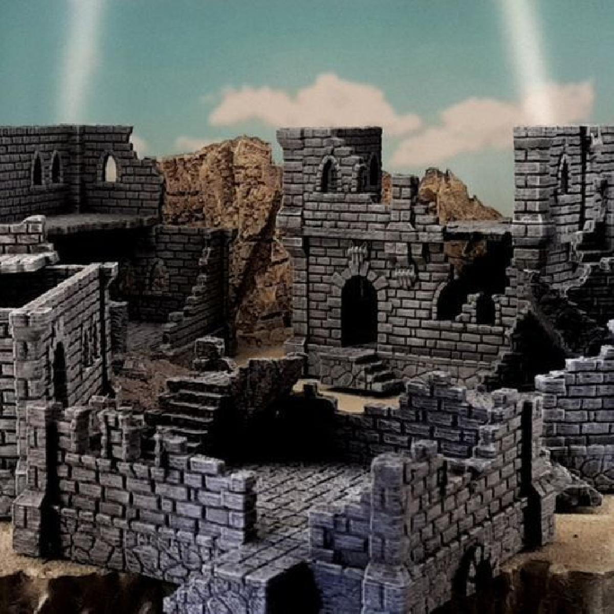 Edifício ulvheim e ruínas   A