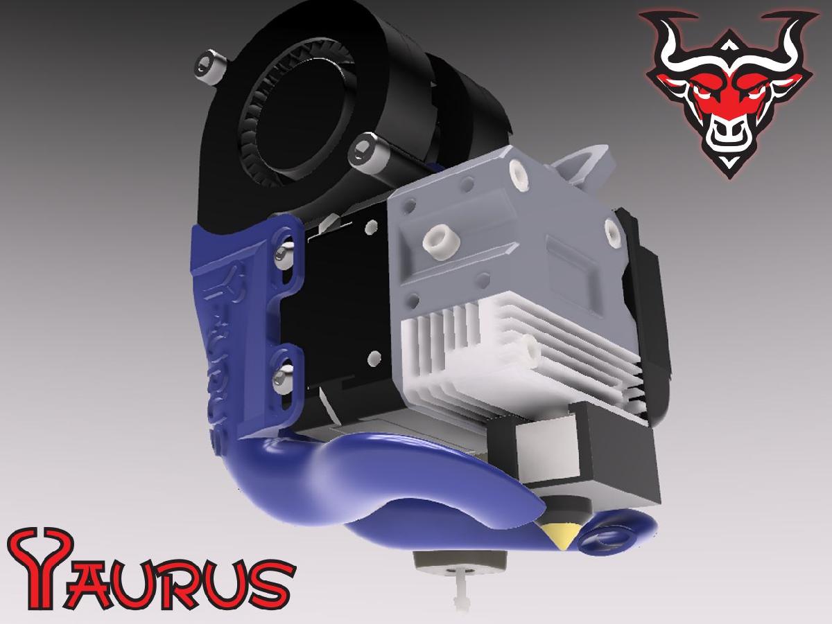 Duto de Resfriamento Taurus V4 para Extrusora Creality Sprite, Ventiladores Duplos 5015, Ender 3 S1/S1 Pro/S1 Plus (Estoque / Spider)