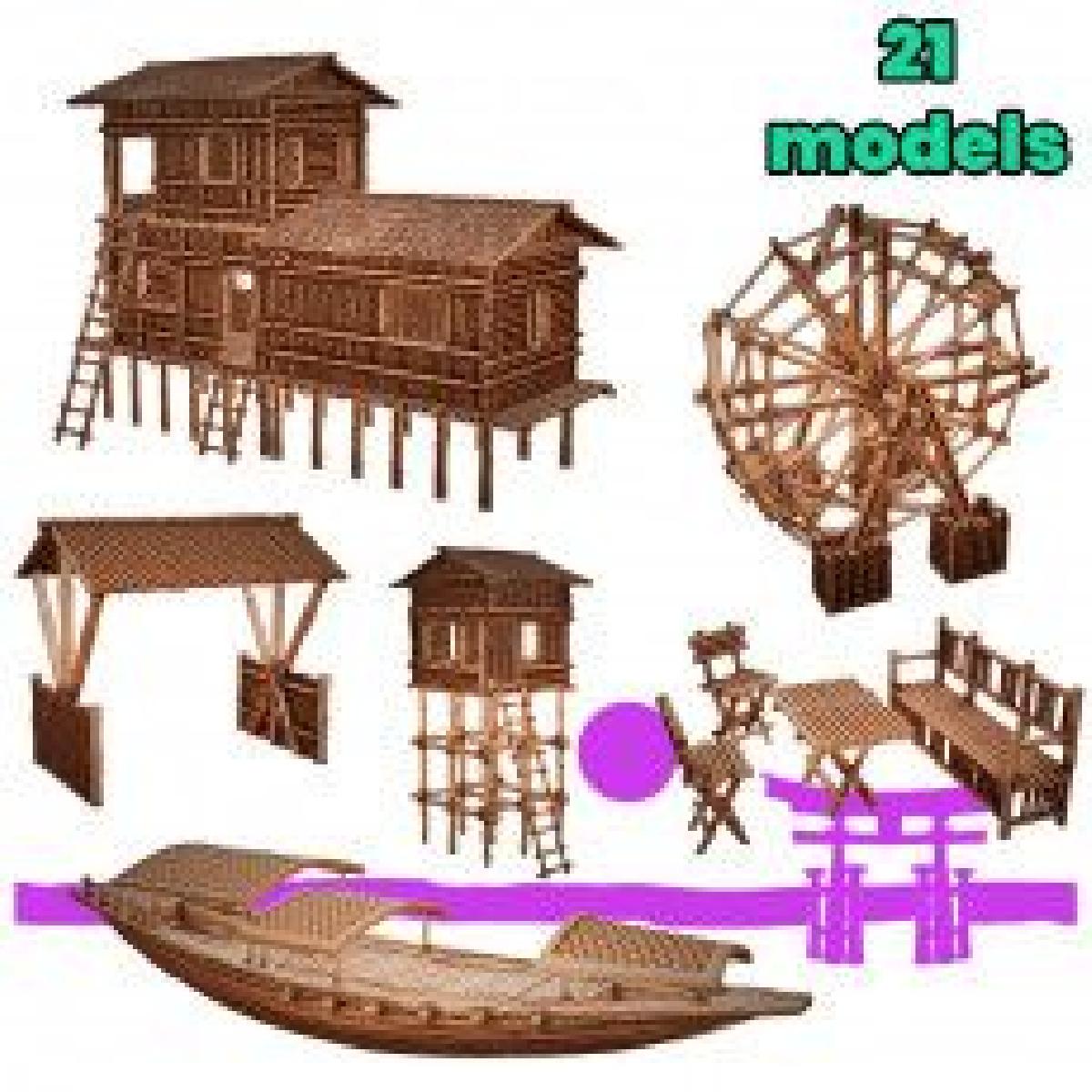 Conjunto de Vila Japonesa #2