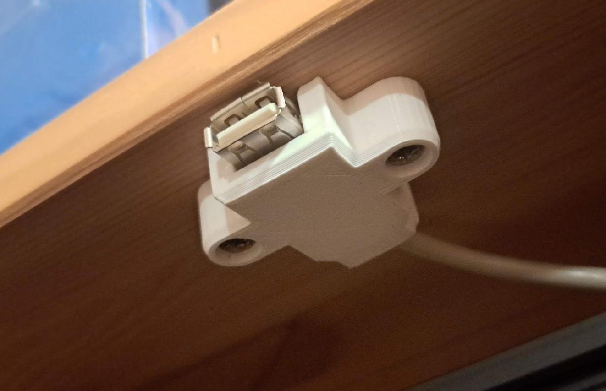 Suporte extensor de cabo USB