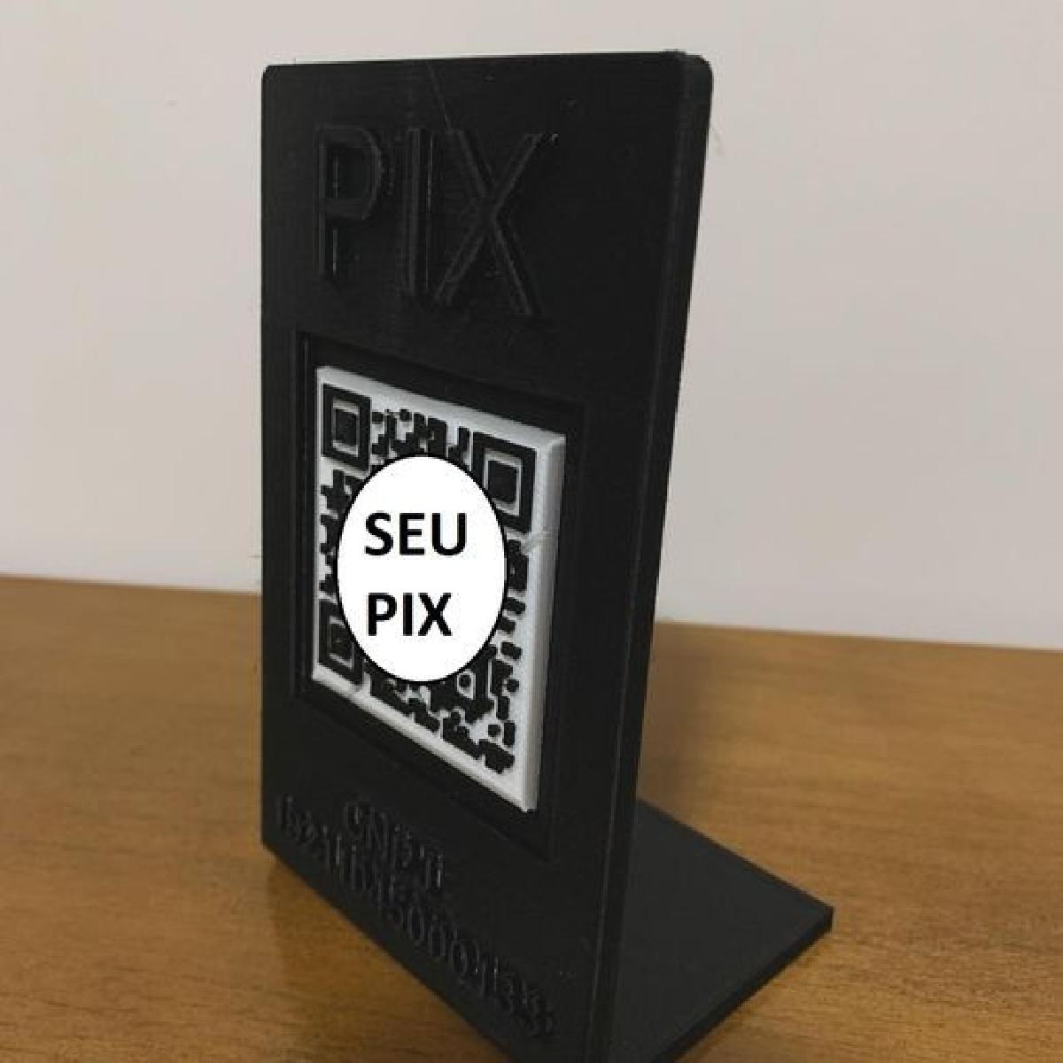 Placa PIX (pix stand)