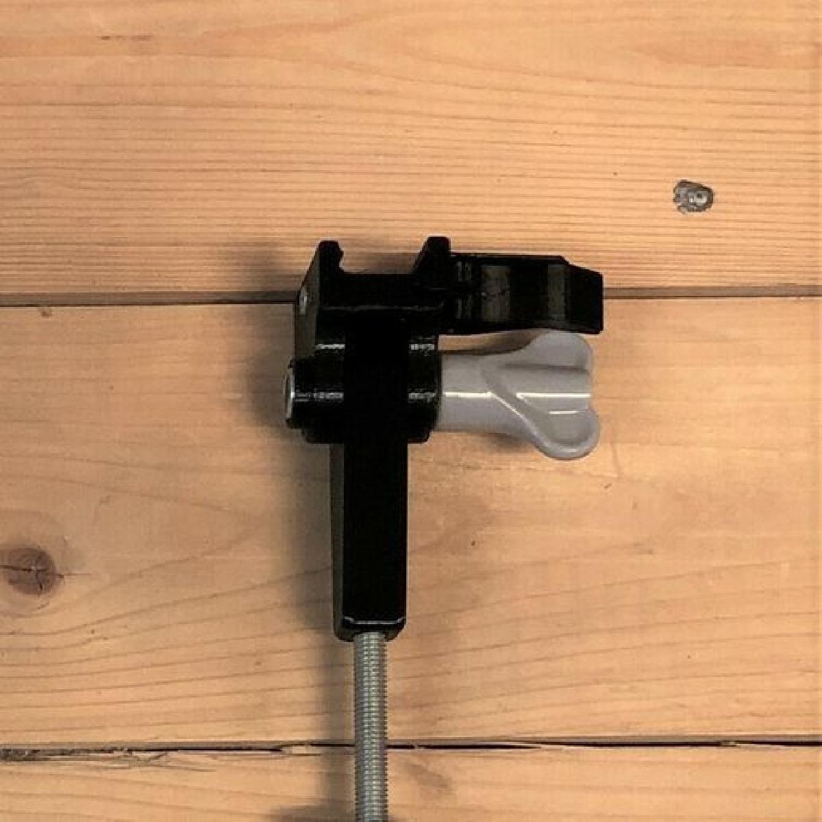 Adaptador de liberacao rapida Picatinny de 21 mm para montagem em uma haste roscada de 8 mm