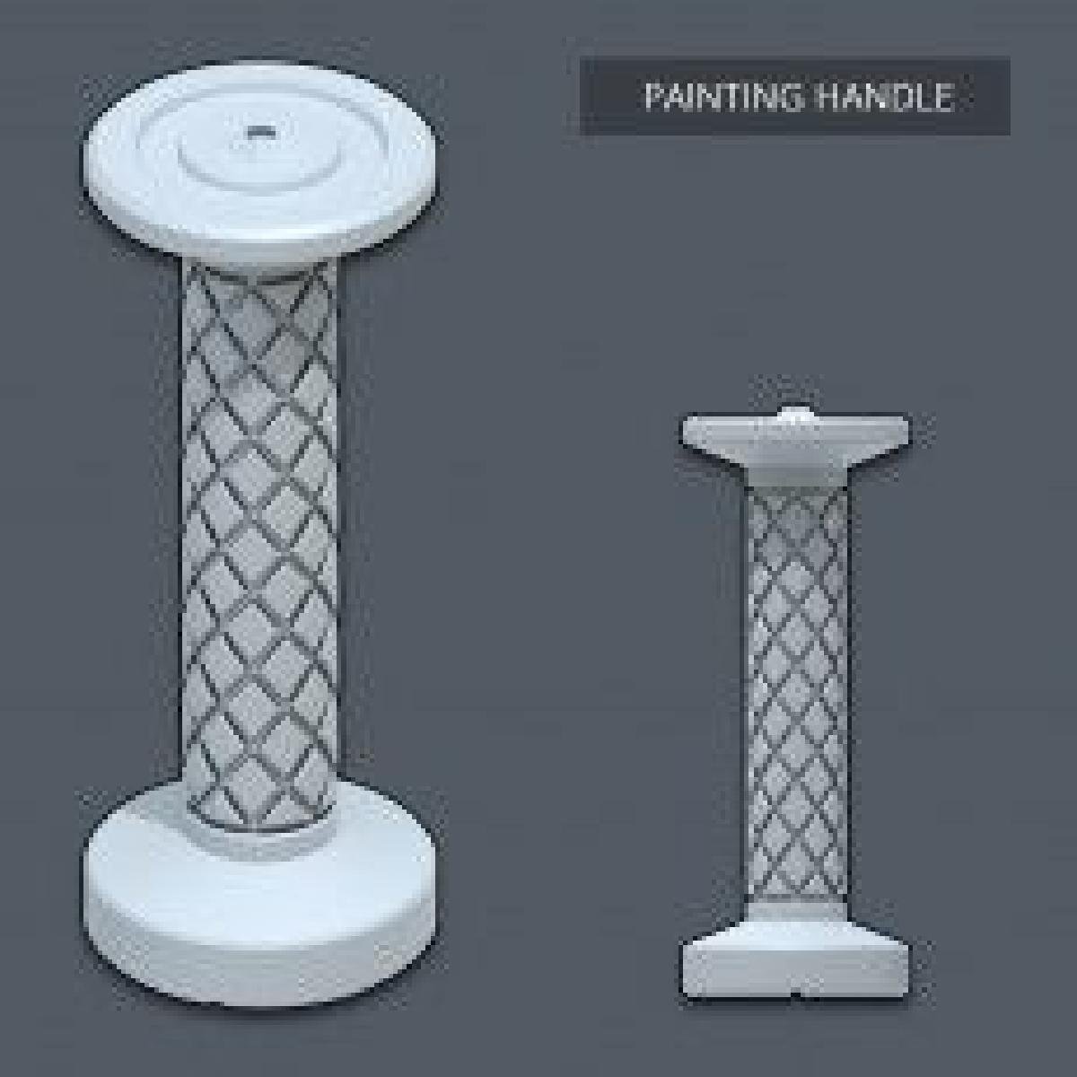 Macaneta de Pintura   Trains & Rails World   Arquivos STL para impressao 3D