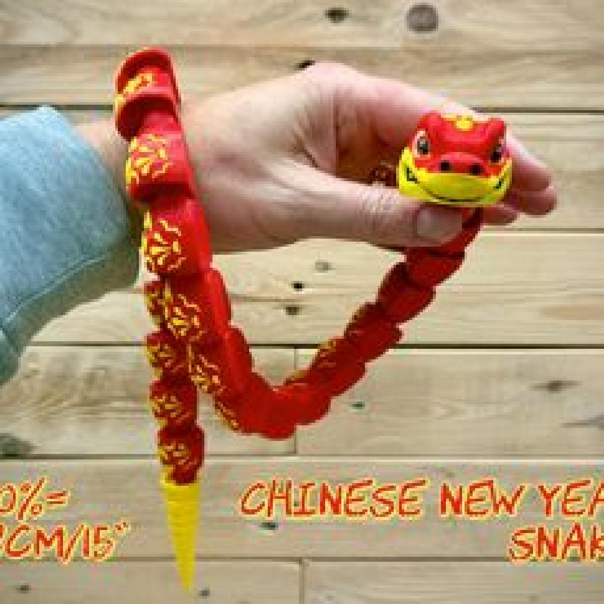 Cobra do Ano Novo Chines