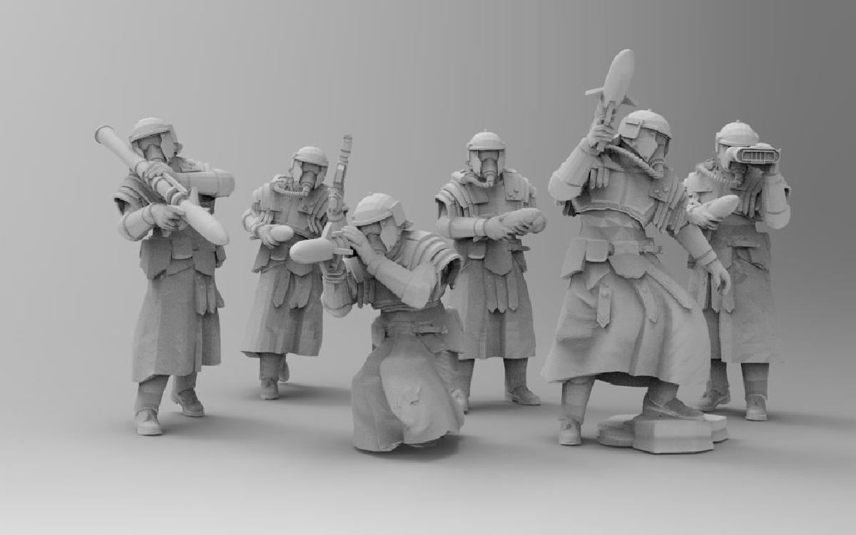Assassinos de banda de rodagem   Equipes de misseis romanos