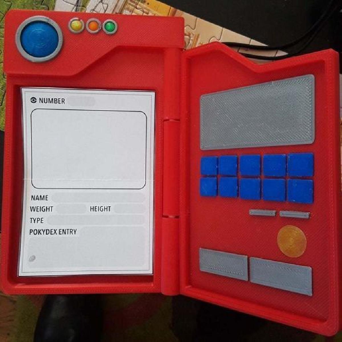 Pokedex com paginas em branco