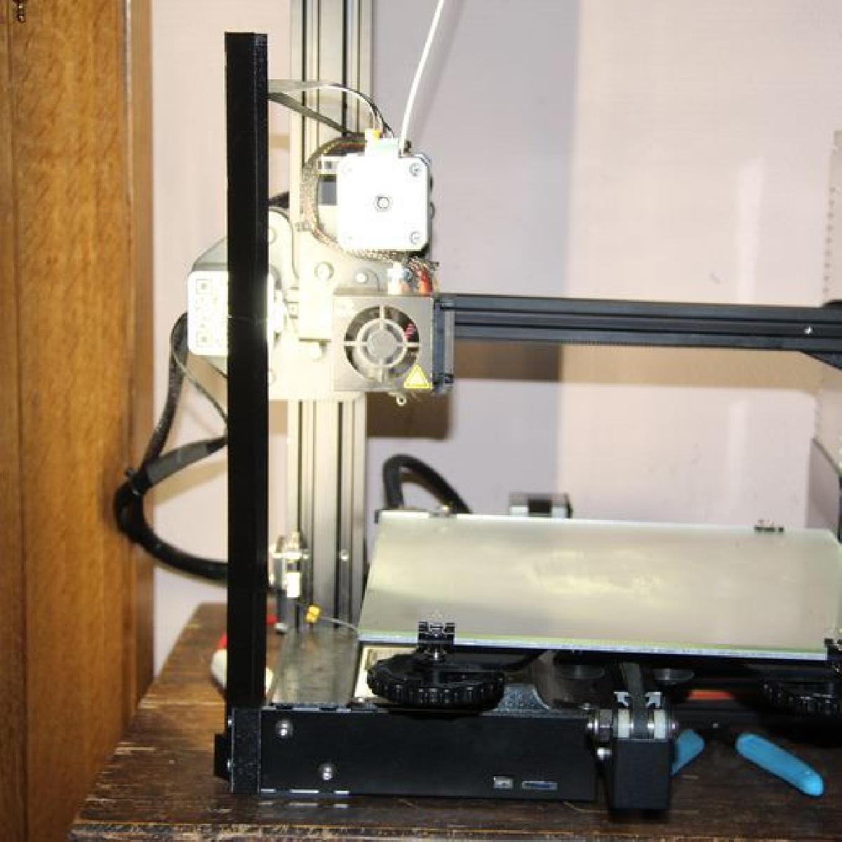 Iluminacao lateral para Ender 3