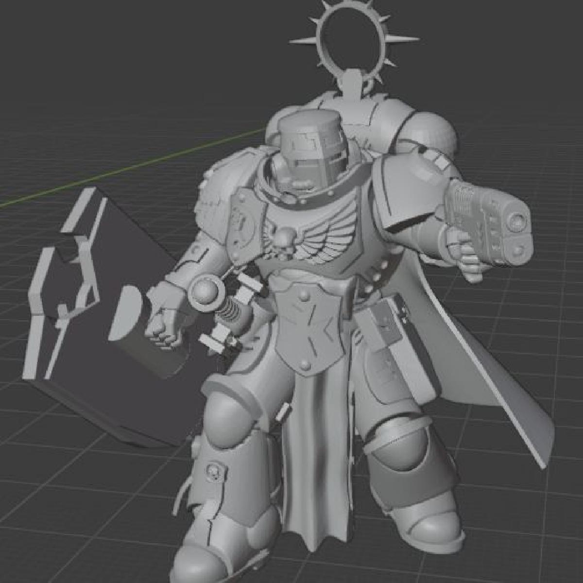 SARGENTO CAVALEIRO ESPACIAL TEMPLARIO PUNHO