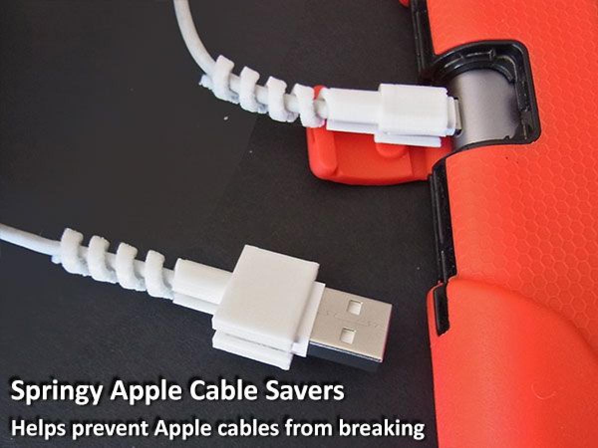 Protetores de cabos Springy Apple