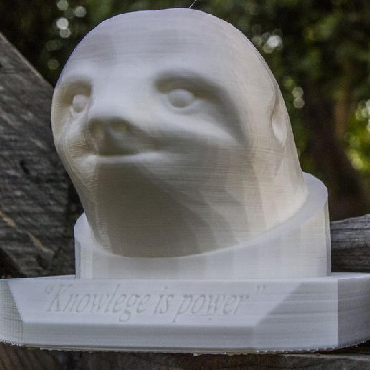 "Conhecimento e poder"   Astro Preguica