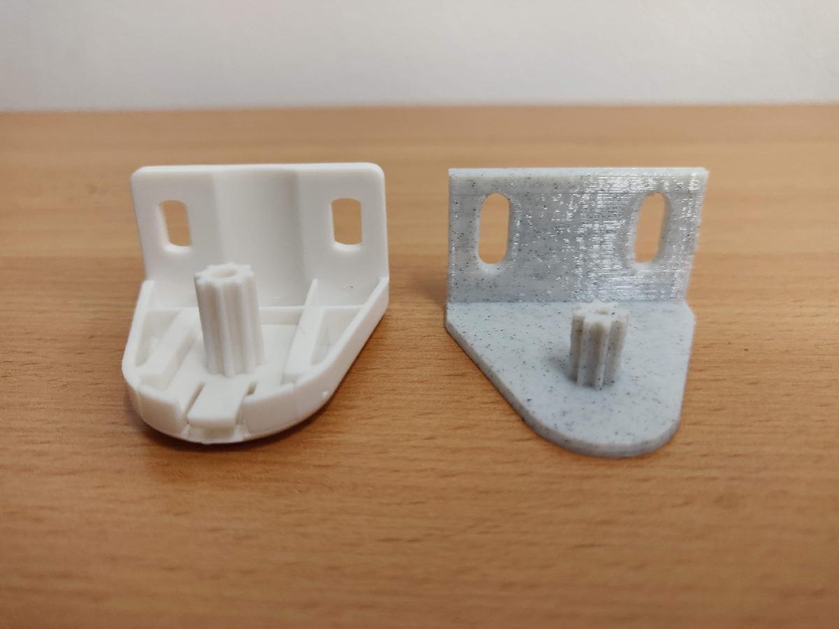 Blackout Suporte cego   para caixilhos de janelas finas (Argos)