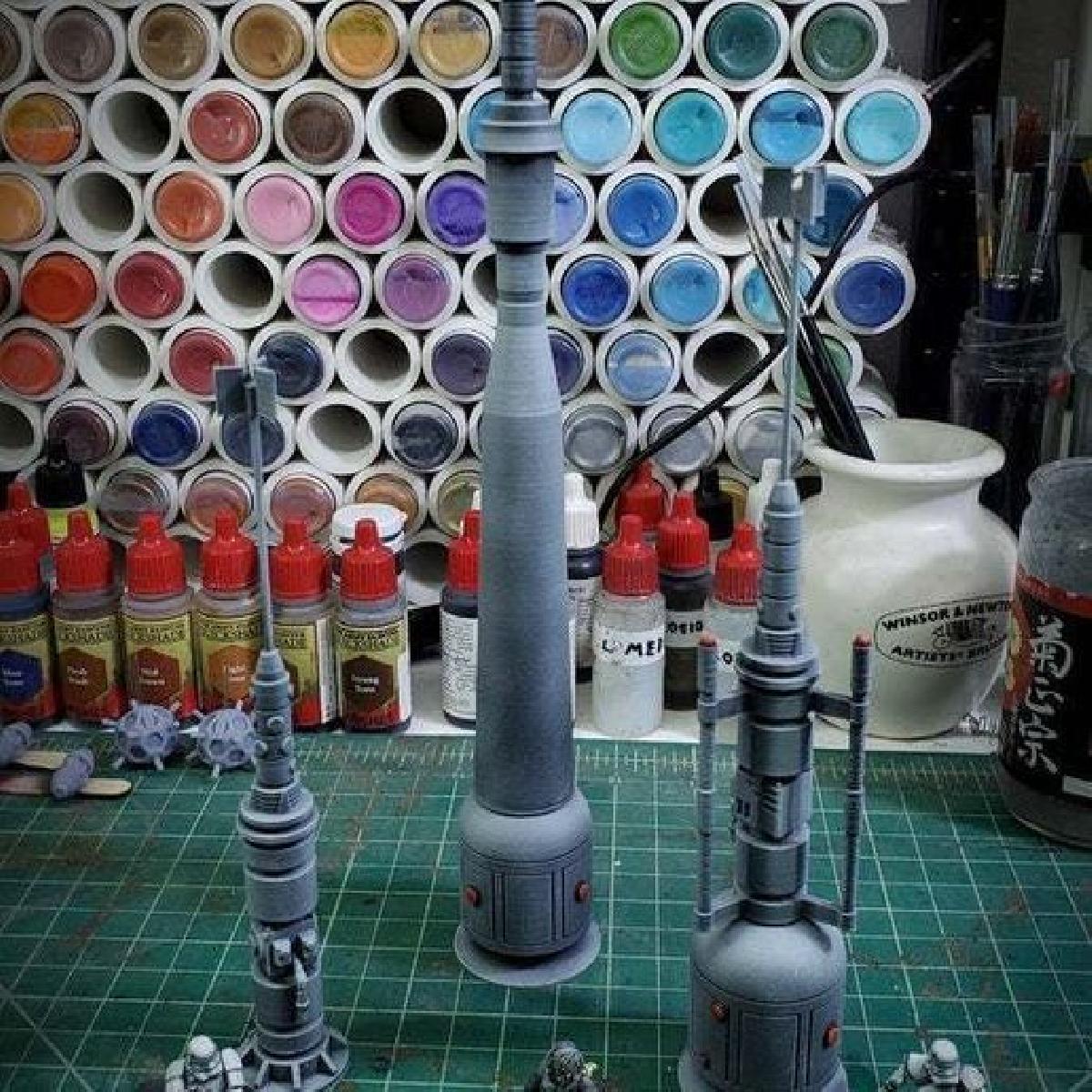 Star Wars Legion Terreno Vaporizadores de Umidade de Pastagens