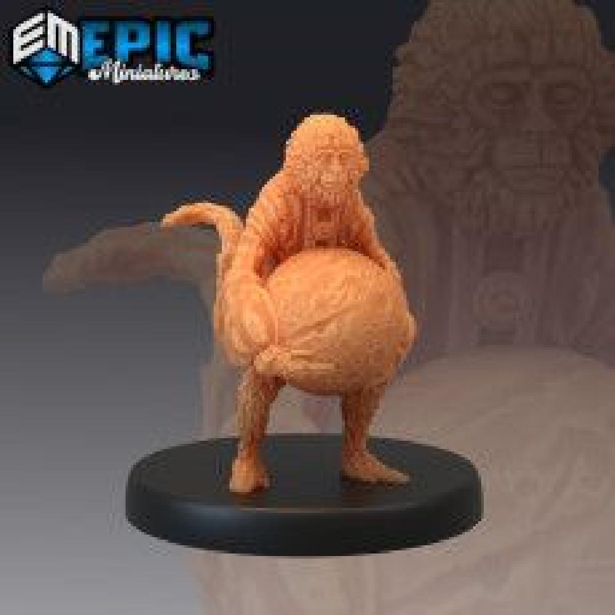 Mascote de Macaco Pirata Canon Ball / Macaco Corsario
