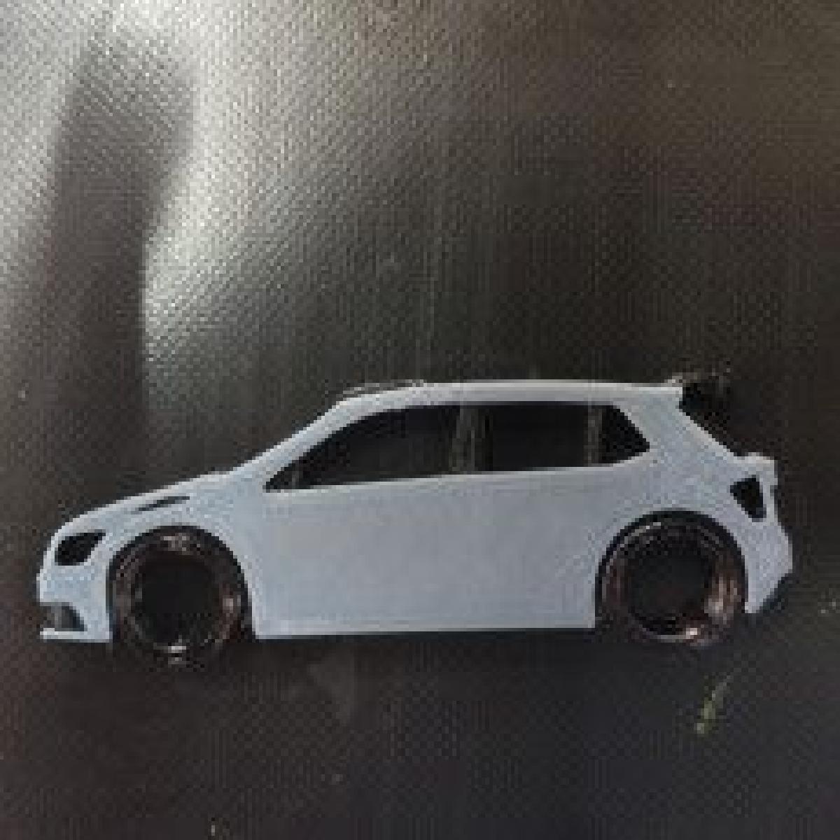 Chaveiro Skoda Fabia R5 Rally (duas cores)
