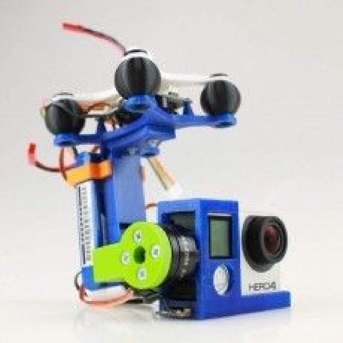 Gimbal sem escova de 2 eixos GoPro